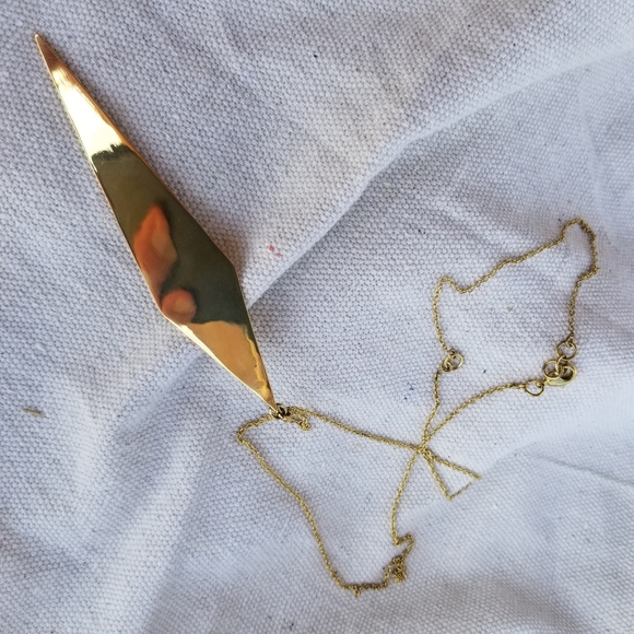 Spike pendant brass charm paragon  necklace - Picture 3 of 5